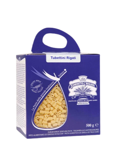 Tubettini Rigati Benedetto Cavalieri 500g – Pasta Artigianale