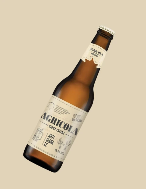 Agricola Chiara 5° 33cl – Birra Artigianale Italiana