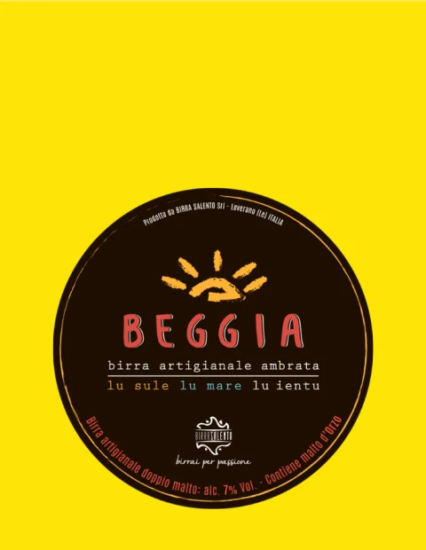 Beggia Ambrata 33cl – Birra Salento Artigianale