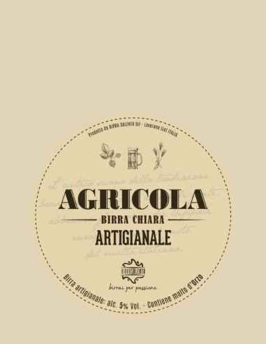 Agricola Chiara 5° 33cl – Birra Artigianale Italiana