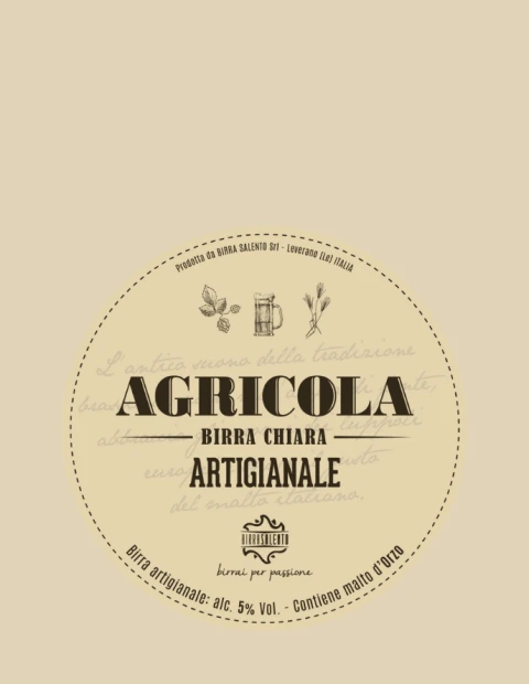 Agricola Chiara 5° 33cl – Birra Artigianale Italiana