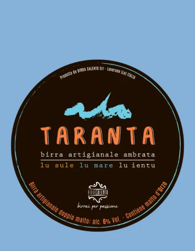 Taranta Ambrata 33cl – Birra Salento Artigianale