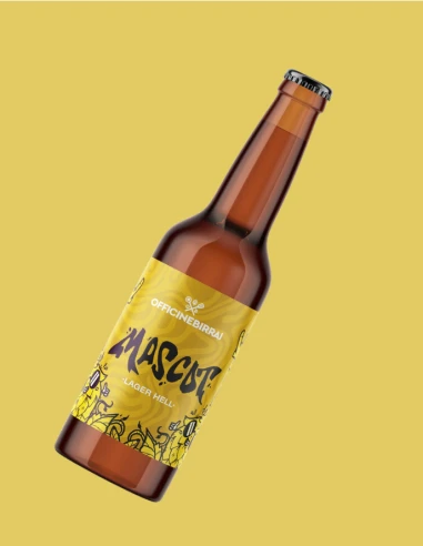 Officine Birrai Lager Mascotte 33 cl – Birra Artigianale