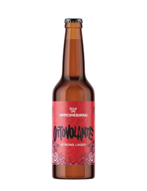 Officine Birrai Ottovolante 33 cl – Strong Lager Artigianale