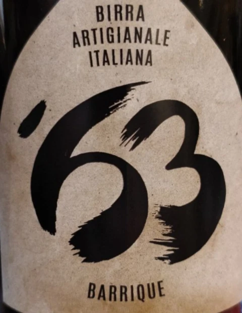 ‘63 Barrique 75 cl – Birra Affinata in Botte