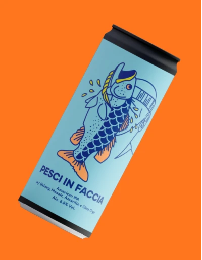 WAR Pesci Faccia IPA 33cl Lattina – Birra Artigianale Italiana 2
