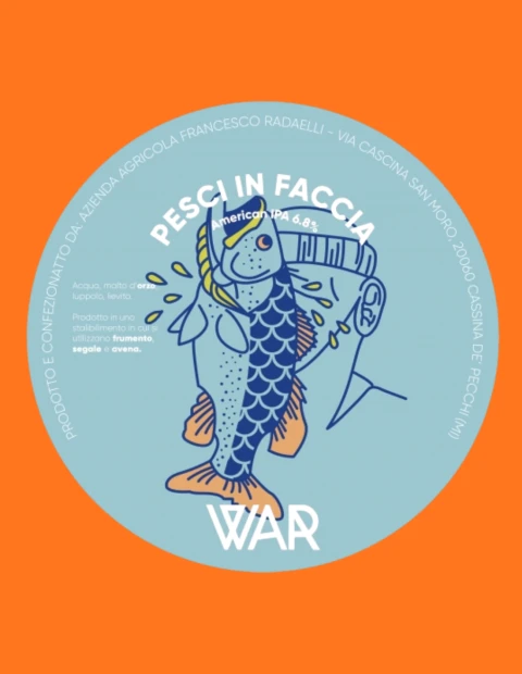 WAR Pesci Faccia IPA 33cl Lattina – Birra Artigianale Italiana