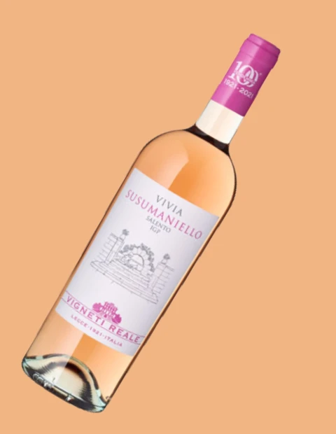 Vigneti Reali Vivia Susumaniello Rosato IGP Salento 75 cl